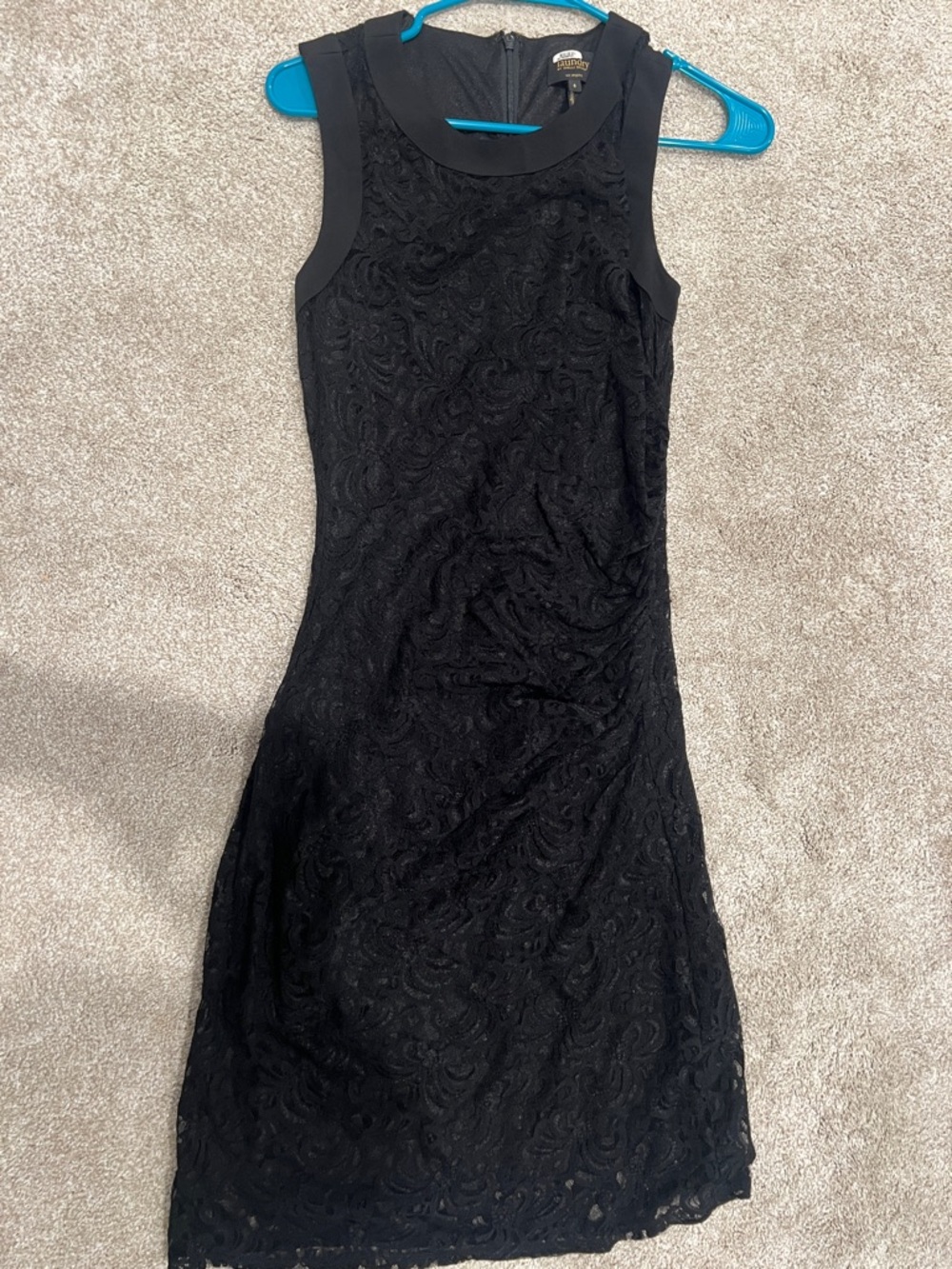 Laundry By Shelli Segal Black Lace Midi Dress